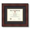ArtToFrames 7x9 inch Diploma Frame - Framed with Black and Gold Mats, Comes with Regular Glass and Sawtooth Hanger for Wall Hanging (D-7x9)